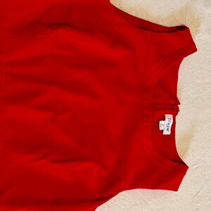 J.Crew Red Sleeveless Midi Dress - Size 2